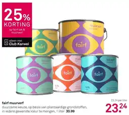 Karwei Fairf muurverf aanbieding