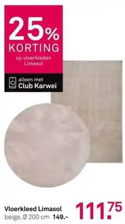 Karwei Vloerkleed Limasol aanbieding