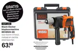 Karwei Black+Decker klopboormachine BEH850K-QS aanbieding