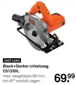 Karwei Black+Decker cirkelzaag CS1250L aanbieding
