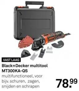 Karwei Black+Decker multitool MT300KA-QS aanbieding
