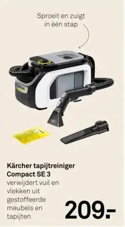 Karwei Kärcher tapijtreiniger Compact SE 3 aanbieding
