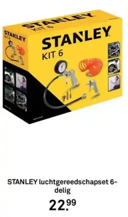 Karwei Stanley luchtgereedschapset aanbieding