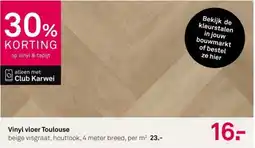 Karwei Vinyl vloer Toulouse aanbieding