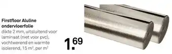 Karwei Firstfloor Aluline ondervloerfolie aanbieding