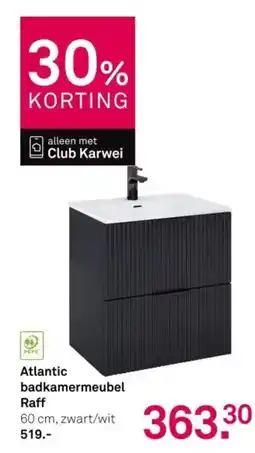 Karwei Atlantic badkamermeubel Raff aanbieding