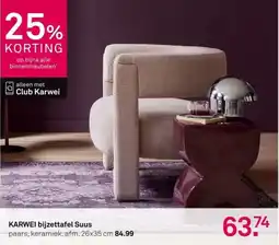 Karwei Karwei bijzettafel suus aanbieding