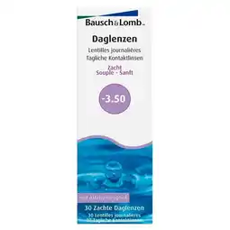 Trekpleister Bausch & Lomb -3.50 Zachte Daglenzen aanbieding