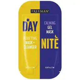 Trekpleister Freeman Day Purifying Mask + Cleanser & Night Calming Gel Mask aanbieding