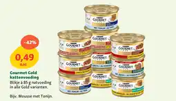 Maxi Zoo Gourmet Gold kattenvoeding aanbieding