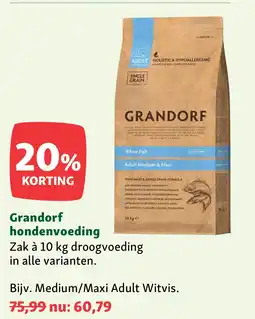 Maxi Zoo Grandorf hondenvoeding aanbieding