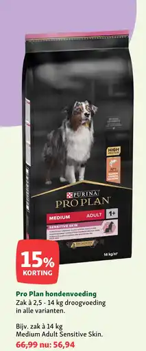 Maxi Zoo Pro Plan hondenvoeding aanbieding