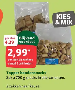 Maxi Zoo Topper hondensnacks aanbieding