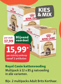 Maxi Zoo Royal Canin kattenvoeding aanbieding