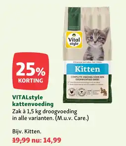 Maxi Zoo VITALstyle kattenvoeding aanbieding
