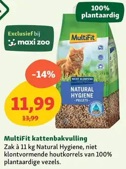 Maxi Zoo MultiFit kattenbakvulling aanbieding