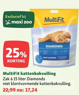 Maxi Zoo MultiFit kattenbakvulling aanbieding
