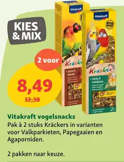 Maxi Zoo Vitakraft vogelsnacks aanbieding