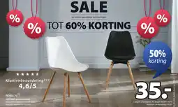 Jysk Kastrup eetkamerstoel aanbieding