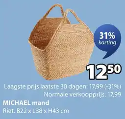 Jysk Michael mand aanbieding
