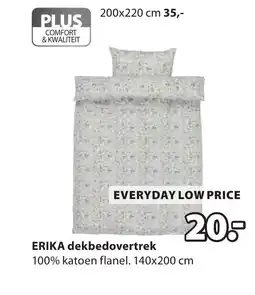 Jysk Erika dekbedovertrek aanbieding