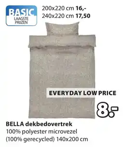 Jysk Bella dekbedovertrek aanbieding