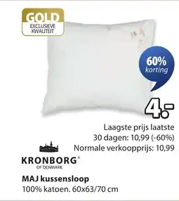 Jysk Maj kussensloop aanbieding