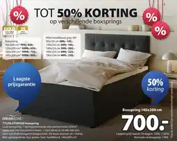 Jysk Tylda storage boxspring aanbieding