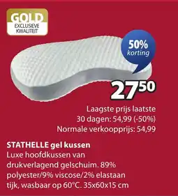 Jysk Stathelle gel kussen aanbieding