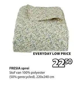 Jysk Fresia sprei aanbieding