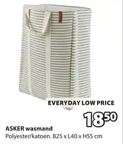 Jysk Asker wasmand aanbieding