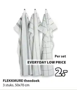 Jysk Flekkmure theedoek aanbieding