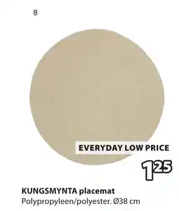 Jysk Kungsmynta placemat aanbieding