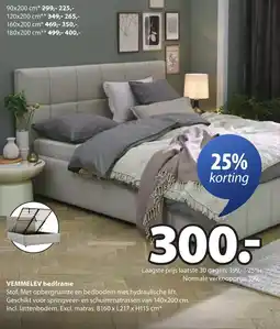 Jysk Vemmelev bedframe aanbieding