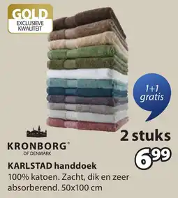 Jysk Karlstad handdoek aanbieding