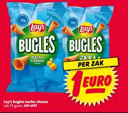 Nettorama Lay's bugles nacho cheese aanbieding