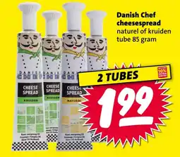 Nettorama Danish Chef cheesespread aanbieding