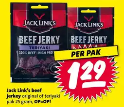 Nettorama Jack Link's beef jerkey aanbieding