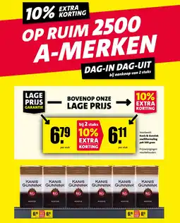 Nettorama Kanis gunnink aanbieding