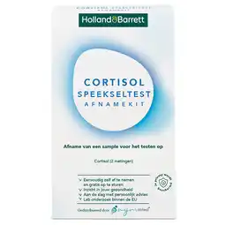 Holland & Barrett Holland & Barrett Cortisol Speekseltest Afnamekit - 1 stuk, 2 buisjes aanbieding