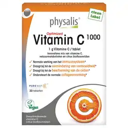 Holland & Barrett Physalis Vitamine C 1000 Optimized - 30 tabletten aanbieding