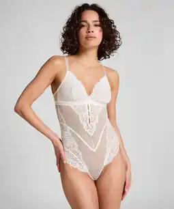 Hunkemoller Hunkemöller Body Posie Wit aanbieding