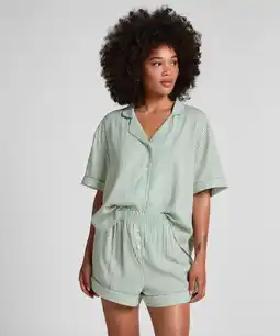 Hunkemoller Hunkemöller Geweven short Groen aanbieding