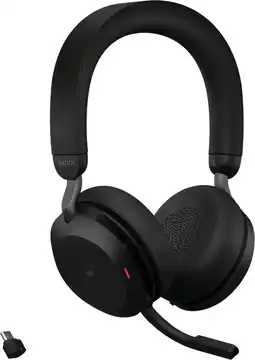 Coolblue Jabra Evolve2 75 USB C MS Draadloze Office Headset aanbieding