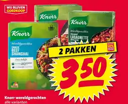 Nettorama Knorr wereldgerechten aanbieding