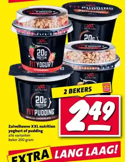 Nettorama Zuivelhoeve XXL nutrition yoghurt of pudding aanbieding