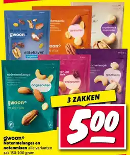 Nettorama Gwoon Notenmelanges en notenmixen aanbieding