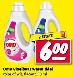 Nettorama Omo vloeibaar wasmiddel aanbieding