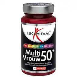 Trekpleister Lucovitaal Multi Vrouw 50+ Cognitief Tabletten aanbieding