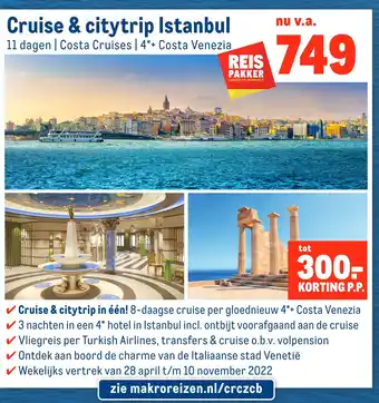 Makro Cruise & citytrip Istanbul aanbieding